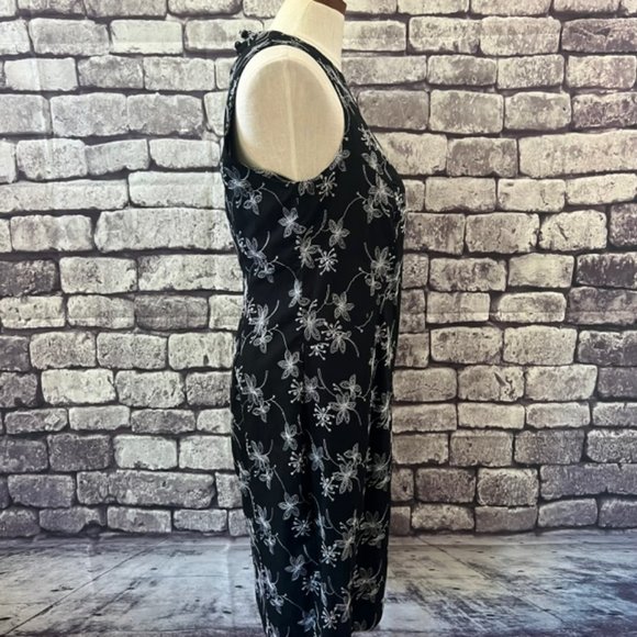 Barbara Lesser NWT Black & White Dress Size L - Picture 12 of 14